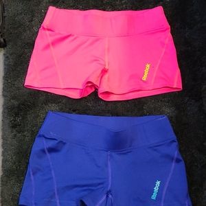 Reebok spandex workout shorts